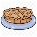 Apple Pie Cheesecake Food Icon