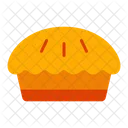 Apple Pie Cake Snack Icon