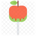 Apple Stick Candy Apple Stick Apple Candy Icon