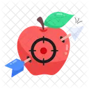Alvo de maçã  Ícone