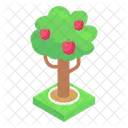 Greenery Fruit Tree Apple Tree Icon