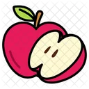 Apple-with-half-cut  Icon