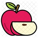 Apple-with-sliced-cut  Icon