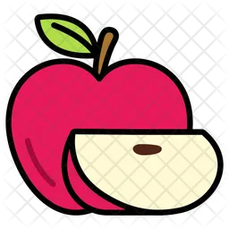 Apple-with-sliced-cut  Icon