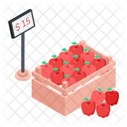 Apples Crate  Icon