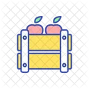 Apple Crate Fruit Icon