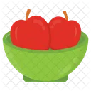 Apples Juicy Ripe Icon