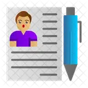 Application Contract Document Icon