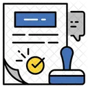 申請が承認されました  アイコン