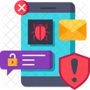Application Bug Cyber Crimes Cyber Security Icon