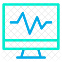 Frequence Cardiaque Medical Moniteur Icône