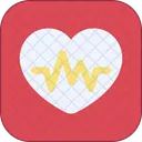 Icone Dapplication De Sante Quotidienne Icone De Sante Coeur Icône