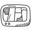 Route Carte Application Icône
