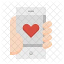 Mobile Coeur Application Icône