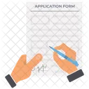 Application Form Job Form Resume Format Icon