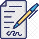 Application Form Justice Division Legal Contract Icon