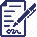 Application Form Justice Division Legal Contract Icon