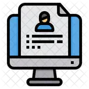 Application Online Resume Icon