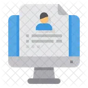 Application Online Resume Icon