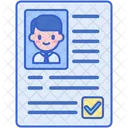 Application Resume Letter Icon