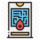 Application Blood Donor Blood Donation Icon