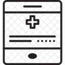 Mobile Application Sante Icône