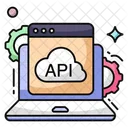 Api Application Programming Interface Cloud Technology Icon