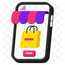 Application De Shopping Shopping Application Icône