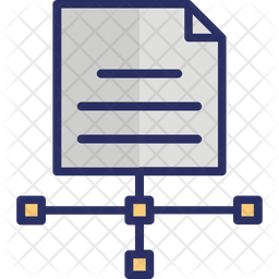 Application Structure Icon - Download in Colored Outline Style