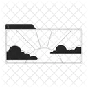 Application window sunrise morning  Icon