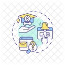 Athletic Scholarship Apply College Icon