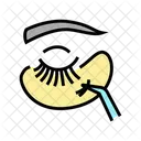 Applying Eyelashes Color Icon