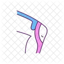 Tape Kinesio Knee Icon