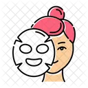Applying sheet mask  Icon
