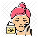 Applying sunscreen  Icon