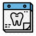 Calendar Dental Time Icon