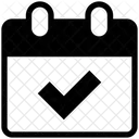 Appointment Calendar Tick Icon