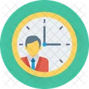 Appointment Time Businessman Icon