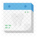 Calendar Dental Time Icon