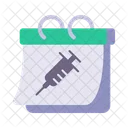 Calendar Vaccine Appointment Icon