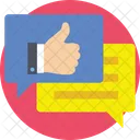 Thumbs Up Chatting Icon