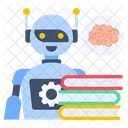 Apprentissage En Profondeur Apprentissage Robotique Robot Educatif Icône