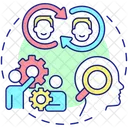 Approach Attitude Process Icon