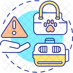 Appropriate pets carrier  Icon