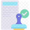 Approuve Valide Certifie Icône