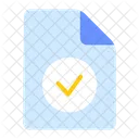 Approuver le fichier  Icône