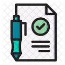 Approval Document  Icon