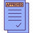 Approval Sheet Mark Report Icon