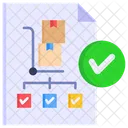 Approvazione Approvvigionamento Check List Icon