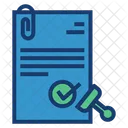 Approvazione Documento Contratto Icon